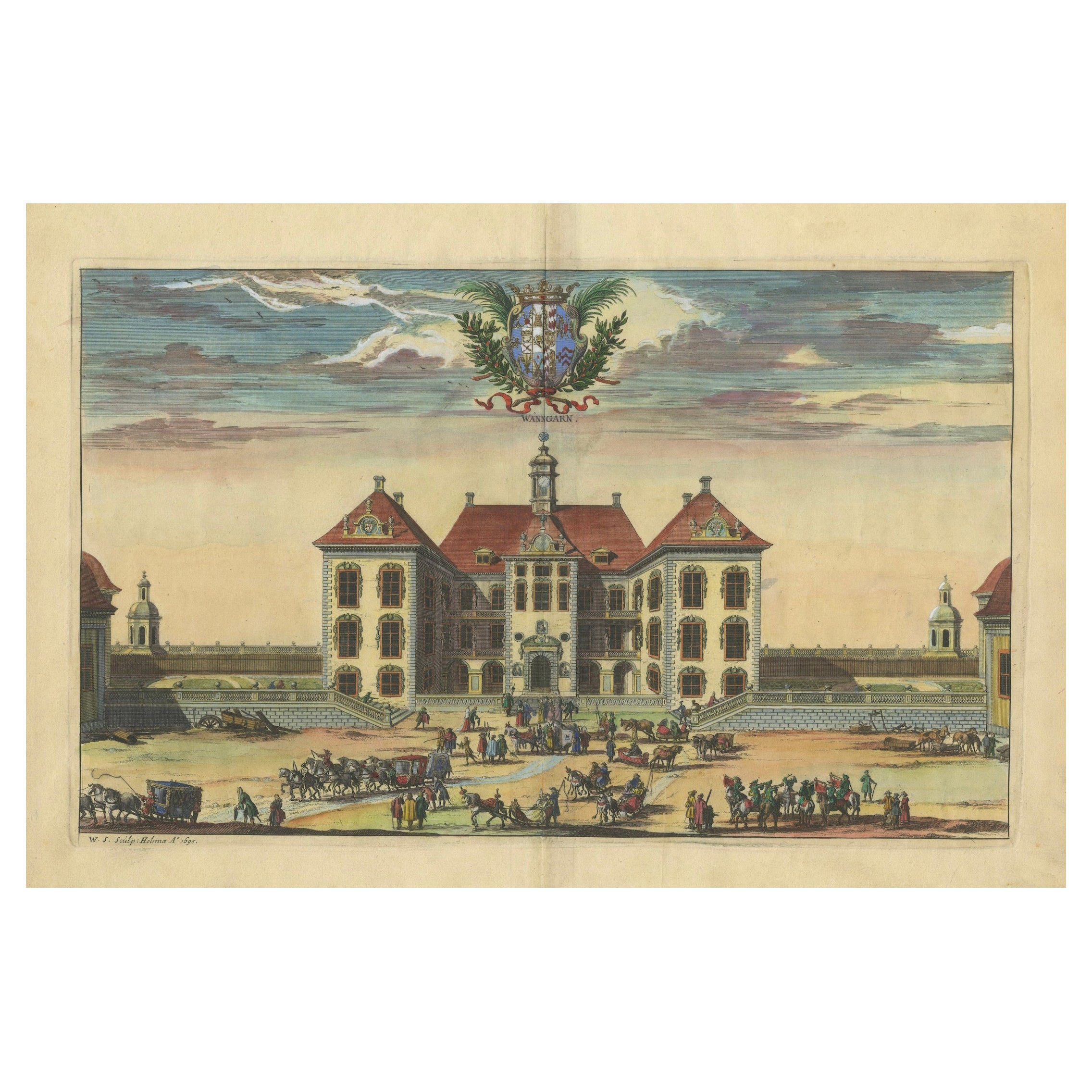 Venngarn Castle, Uppland in Sweden: A Dahlbergh and Swidde Masterpiece, c. 1695
