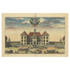 Antique Venngarn Castle, Uppland in Sweden: A Dahlbergh and Swidde Masterpiece, c. 1695