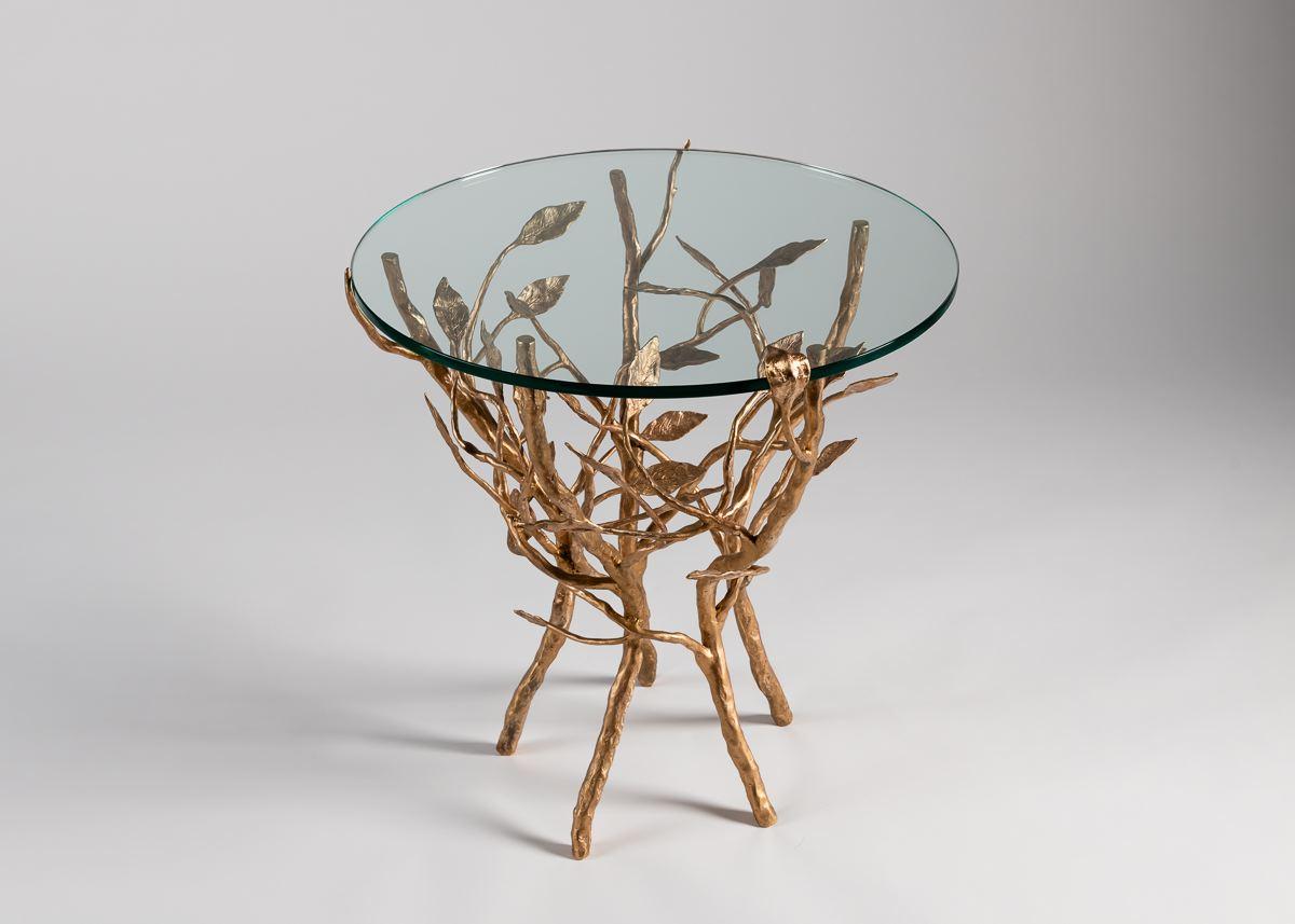Français Table d'appoint Vent dans les Feuilles de Marc Bankowsky, France, 2014 en vente
