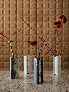 Vent Vase Nero & Arabescato By Greg Natale