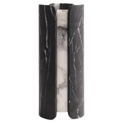 Vent Vase Nero & Arabescato By Greg Natale