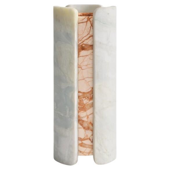 Vaso Vent Terreno Oro e Onice Blu Di Greg Natale