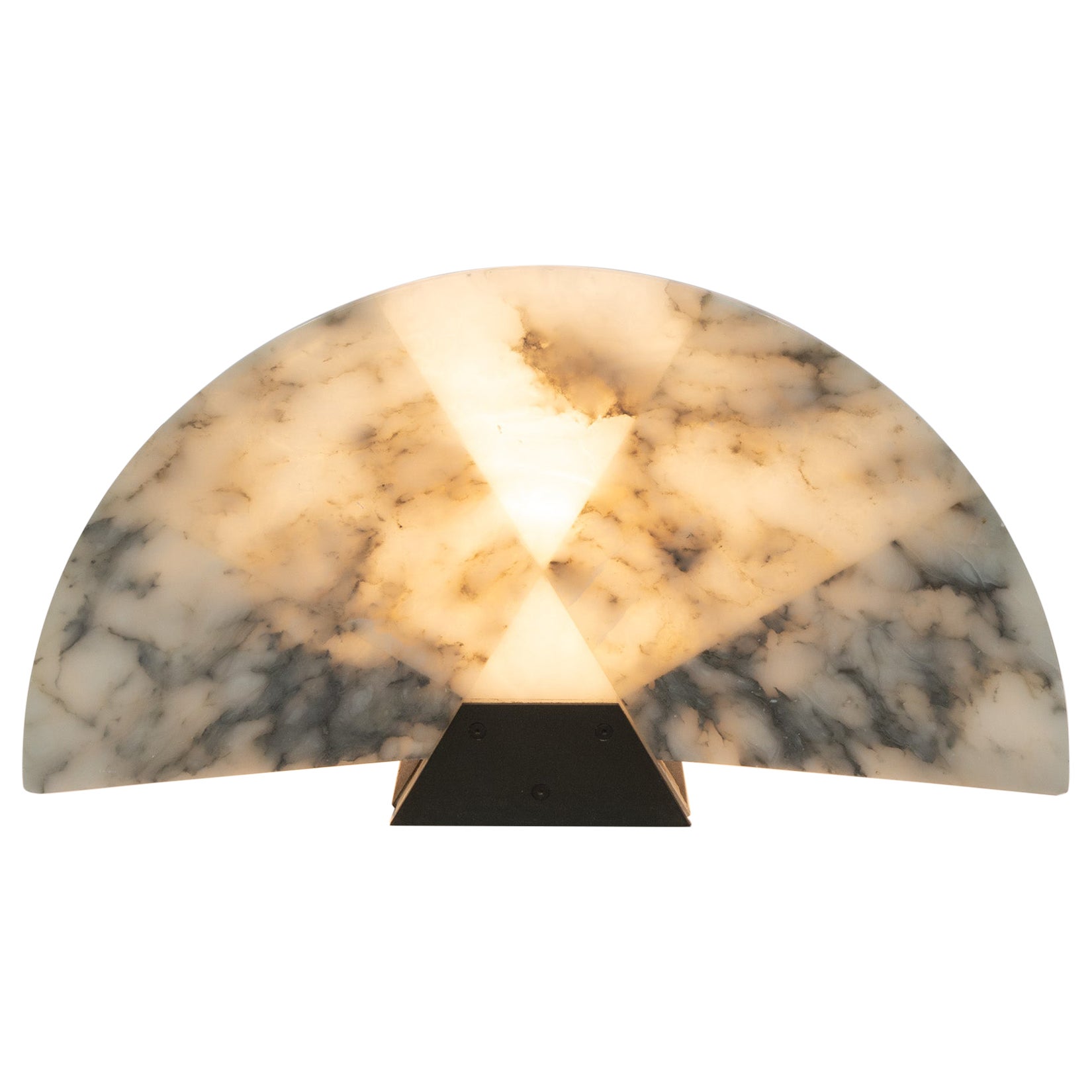 Ventaglio table lamp by Angelo Mangiarotti for Skipper Pollux, 1980s For Sale
