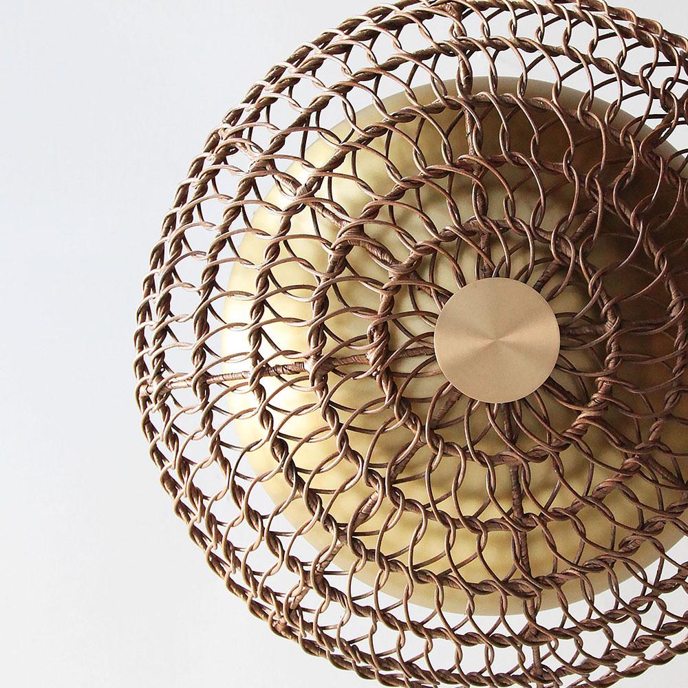 Ventila, our nickname for the Tagalog word for ‘fan’, is woven from Filipino rattan and takes inspiration from colonial era ceiling fans. Measure: 24