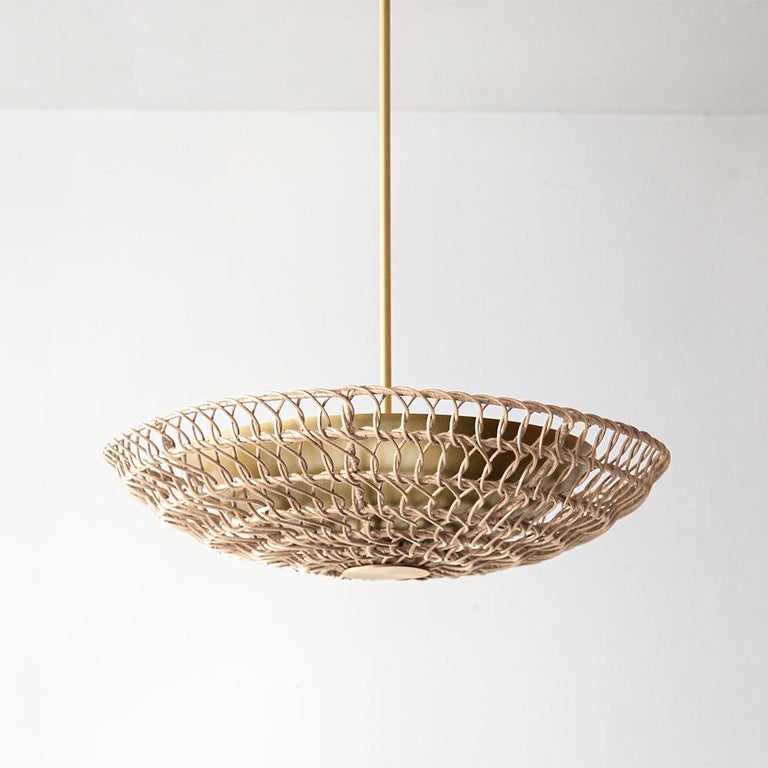 24 Pendant Light In Handwoven Natural Rattan Ventila Collection For Sale At 1stdibs