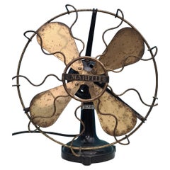 Vintage Industrial table fan by Ercole Marelli