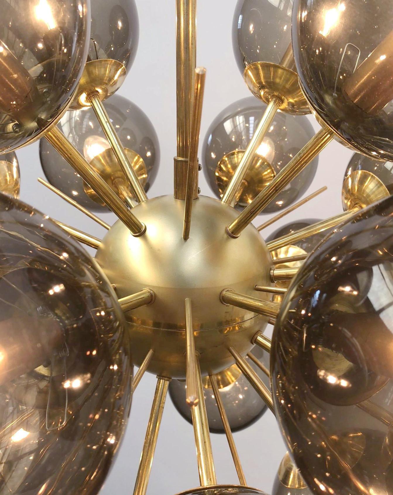 Ventiquattro Sputnik Chandelier by Fabio Ltd For Sale 3