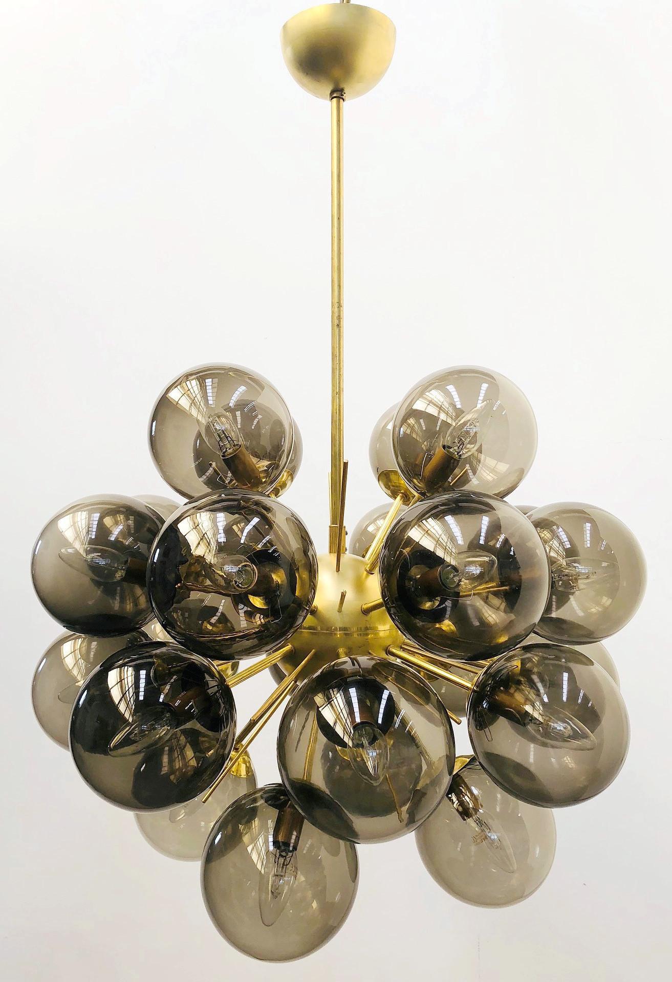 Mid-Century Modern Ventiquattro Sputnik Chandelier by Fabio Ltd For Sale