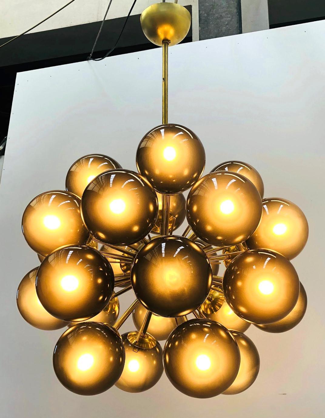 Italiano Lampadario Ventiquattro Sputnik di Fabio Ltd in vendita