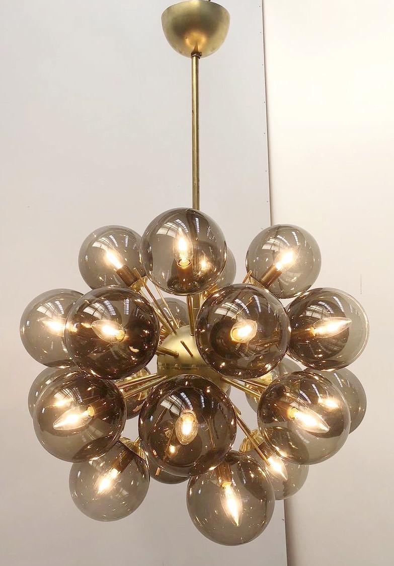 Italian Ventiquattro Sputnik Chandelier by Fabio Ltd For Sale