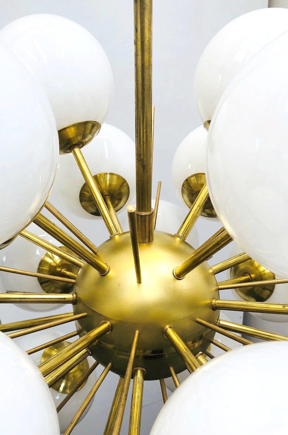 Italian Ventiquattro Sputnik Chandelier by Fabio Ltd For Sale