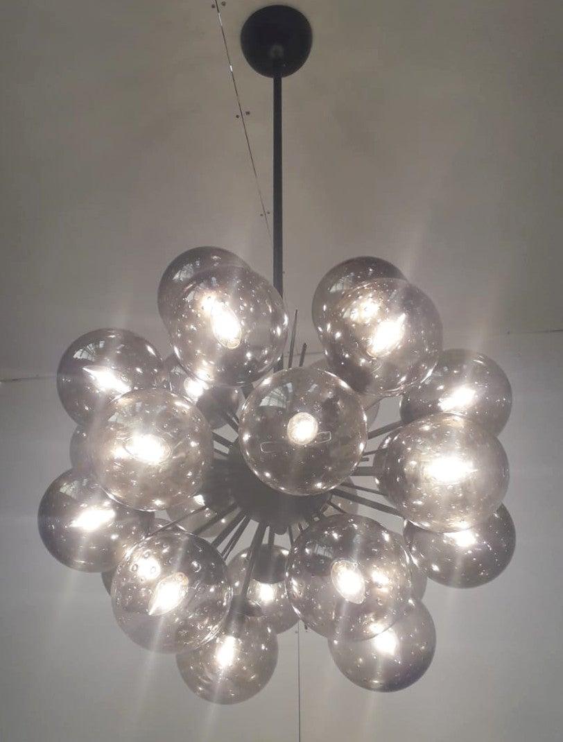 Powder-Coated Ventiquattro Sputnik Chandelier by Fabio Ltd For Sale