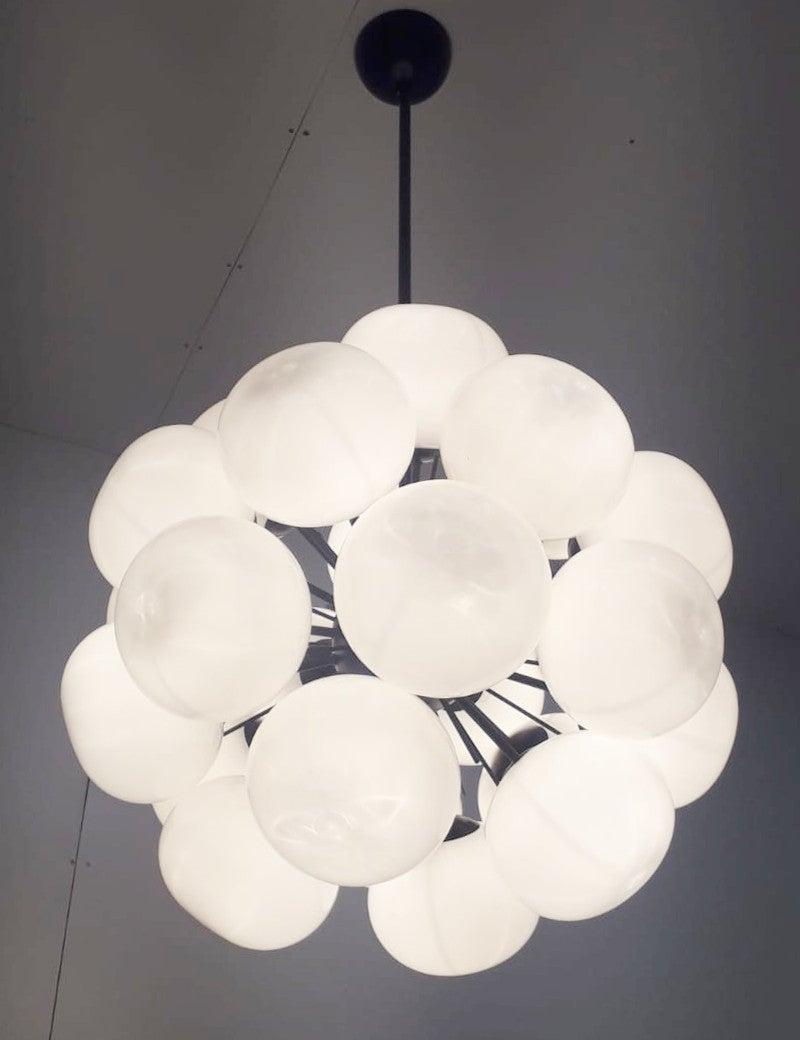 Verniciatura a polvere Lampadario Ventiquattro Sputnik di Fabio Ltd in vendita