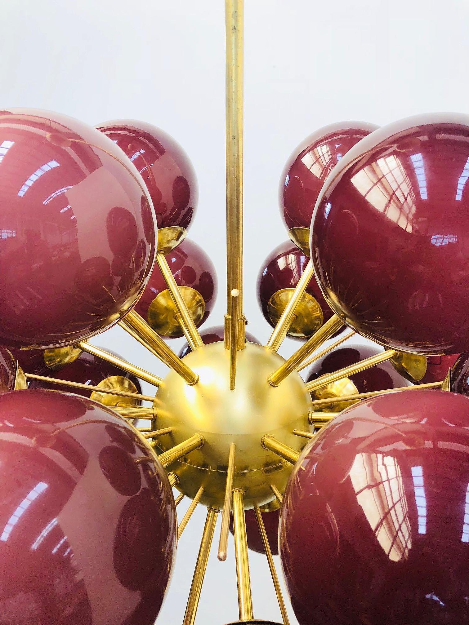 Contemporary Ventiquattro Sputnik Chandelier by Fabio Ltd For Sale
