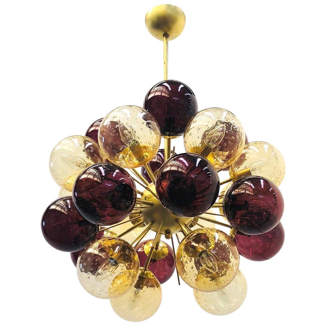 Ventiquattro Sputnik Chandelier by Fabio Ltd