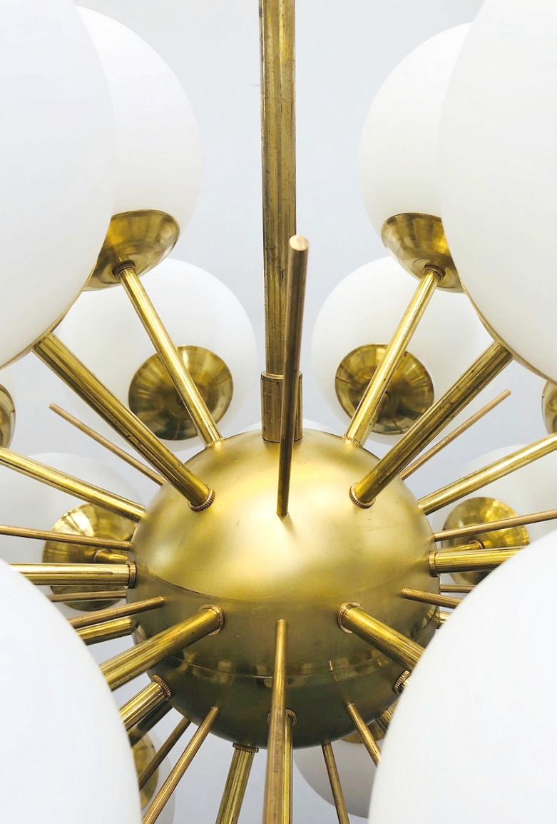 Ventiquattro Sputnik Chandelier by Fabio Ltd For Sale 1