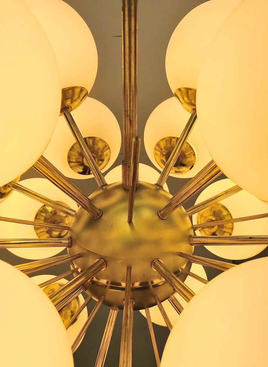 Ventiquattro Sputnik Chandelier by Fabio Ltd For Sale 2