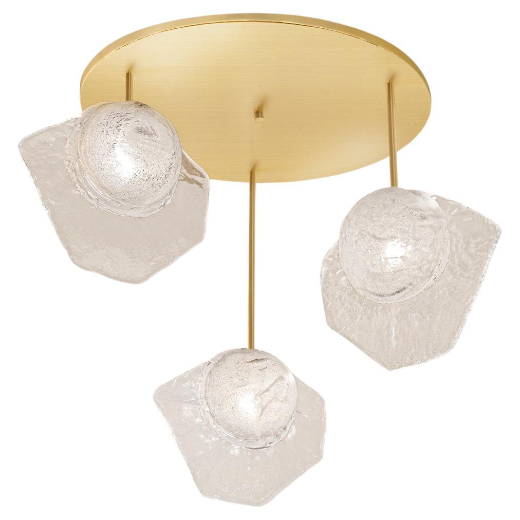 Vento Ceiling Light by Gaspare Asaro-Satin Brass Finish