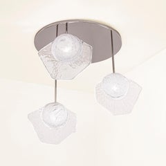 Vento Ceiling Light by Gaspare Asaro-Polished Nickel Finish