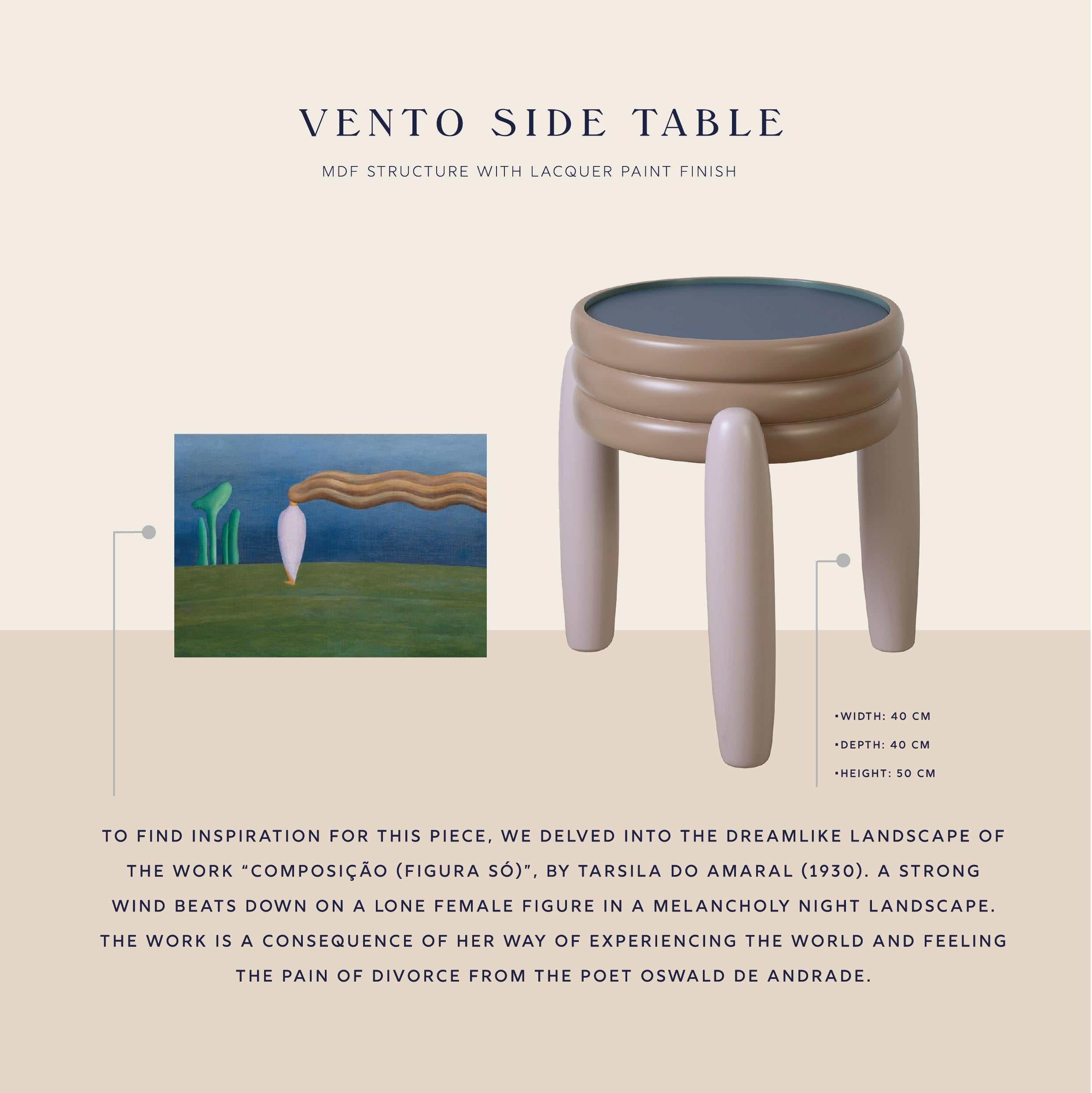 Vento Side Table In New Condition For Sale In Rio De Janeiro, RJ