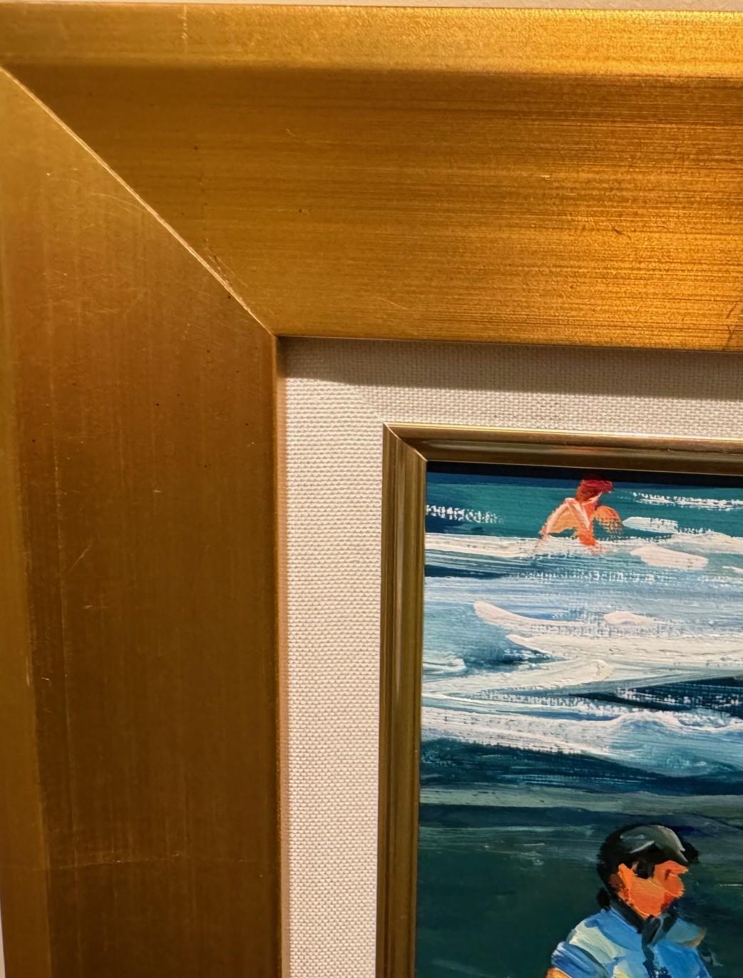 Questo quadro è in ottime condizioni ed è stato esposto solo in gallerie. Nato ad Alcoy, Alicante, Spagna nel 1948, Ventura Diaz ha studiato presso la Scuola di Belle Arti di Valencia. Le sue opere attuali si ispirano allo stile valenciano dei