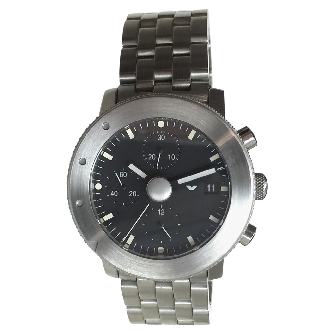 Ventura V-Matic Stainless Steel Automatic Chronograph Bracelet Watch For Sale