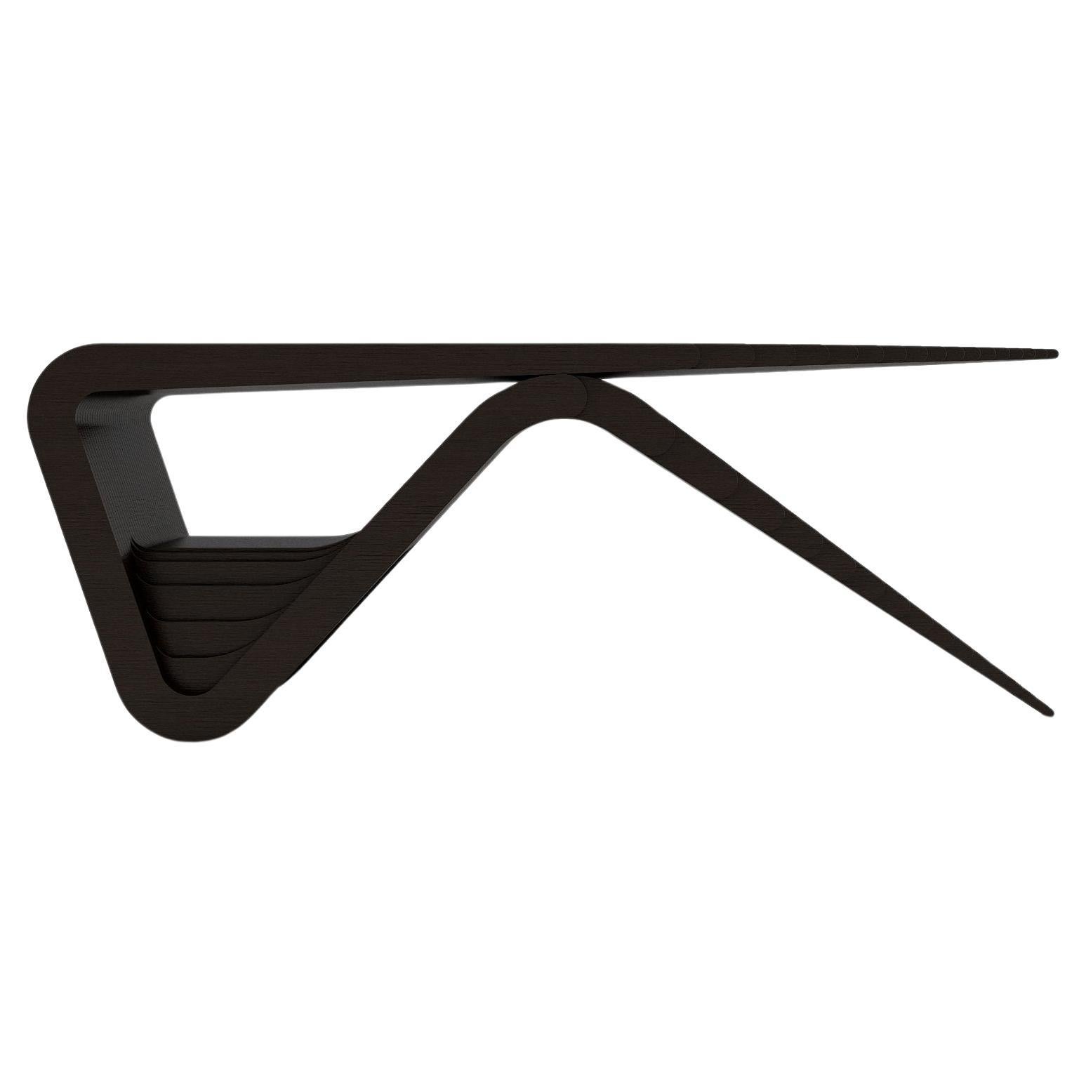 Ventus Desk - Modern Black Handcrafted Table made by Prieto Studio