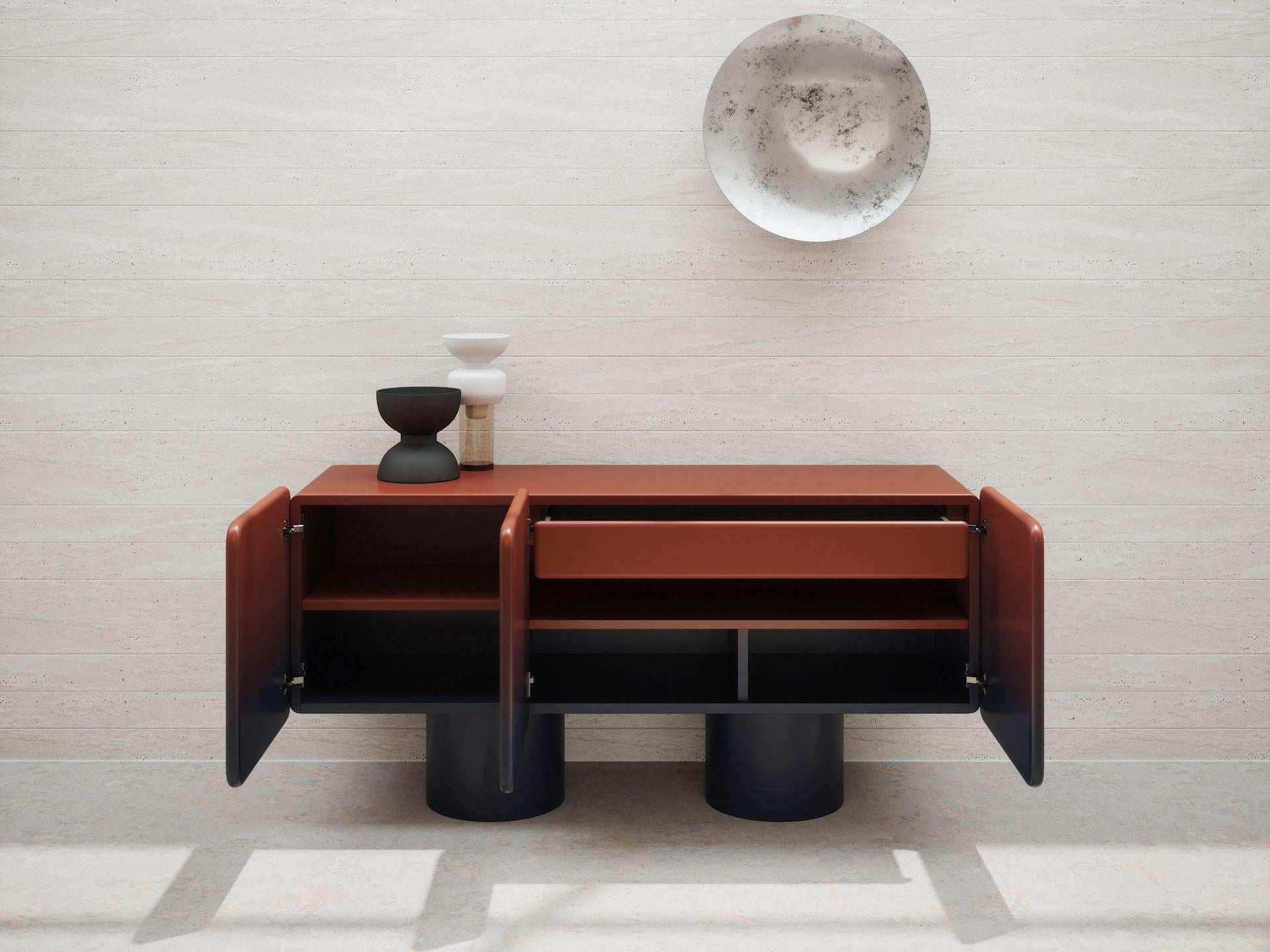 Bois Buffet Venus 3 portes en vente