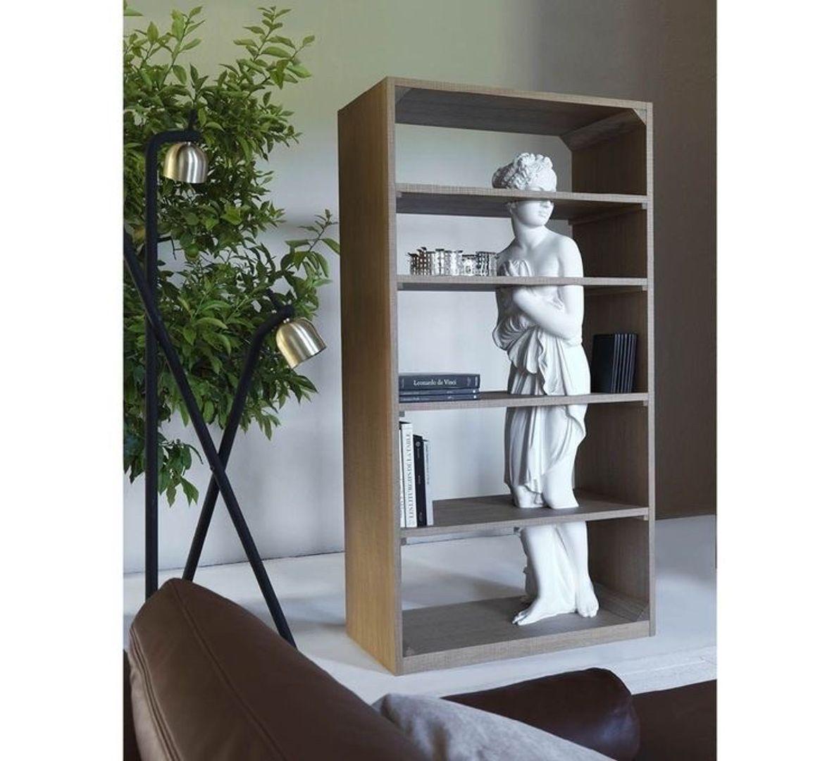 Italian Venus Bookcase Natural White Marble by Driade For Sale