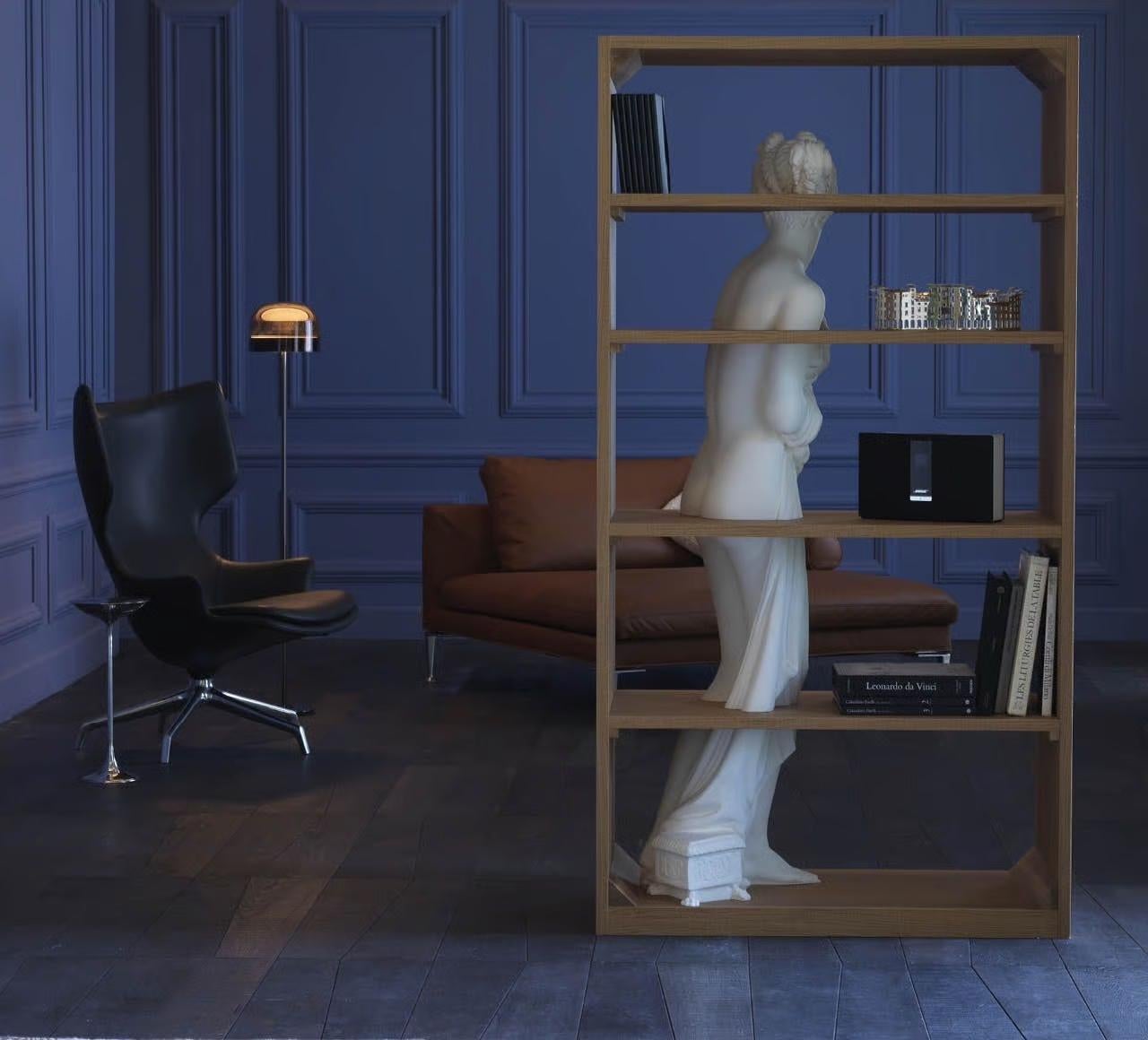 Venus Bookcase with Marble Sculpture - Designed by Fabio Novembre for Driade For Sale 2