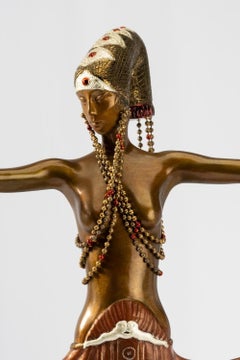 "Venus" Escultura de bronce de Erté, 1987