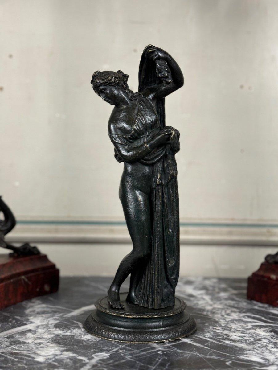 Venere Callipigia, scultura in bronzo con patina nera, Grand Tour, XIX secolo in vendita 6