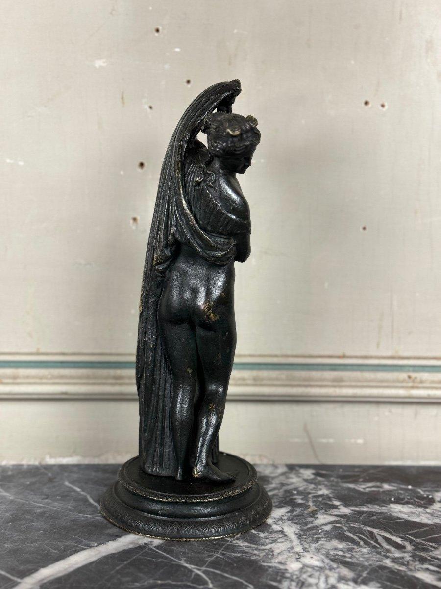Venere Callipigia, scultura in bronzo con patina nera, Grand Tour, XIX secolo in vendita 1