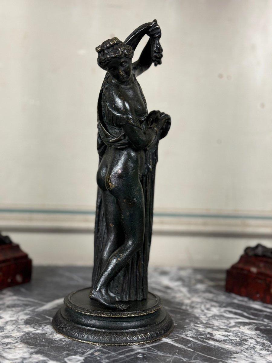 Venere Callipigia, scultura in bronzo con patina nera, Grand Tour, XIX secolo in vendita 2