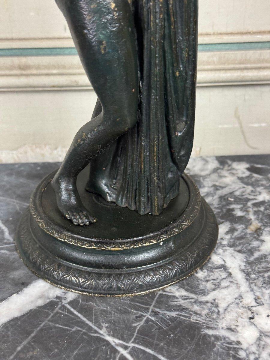 Venere Callipigia, scultura in bronzo con patina nera, Grand Tour, XIX secolo in vendita 3