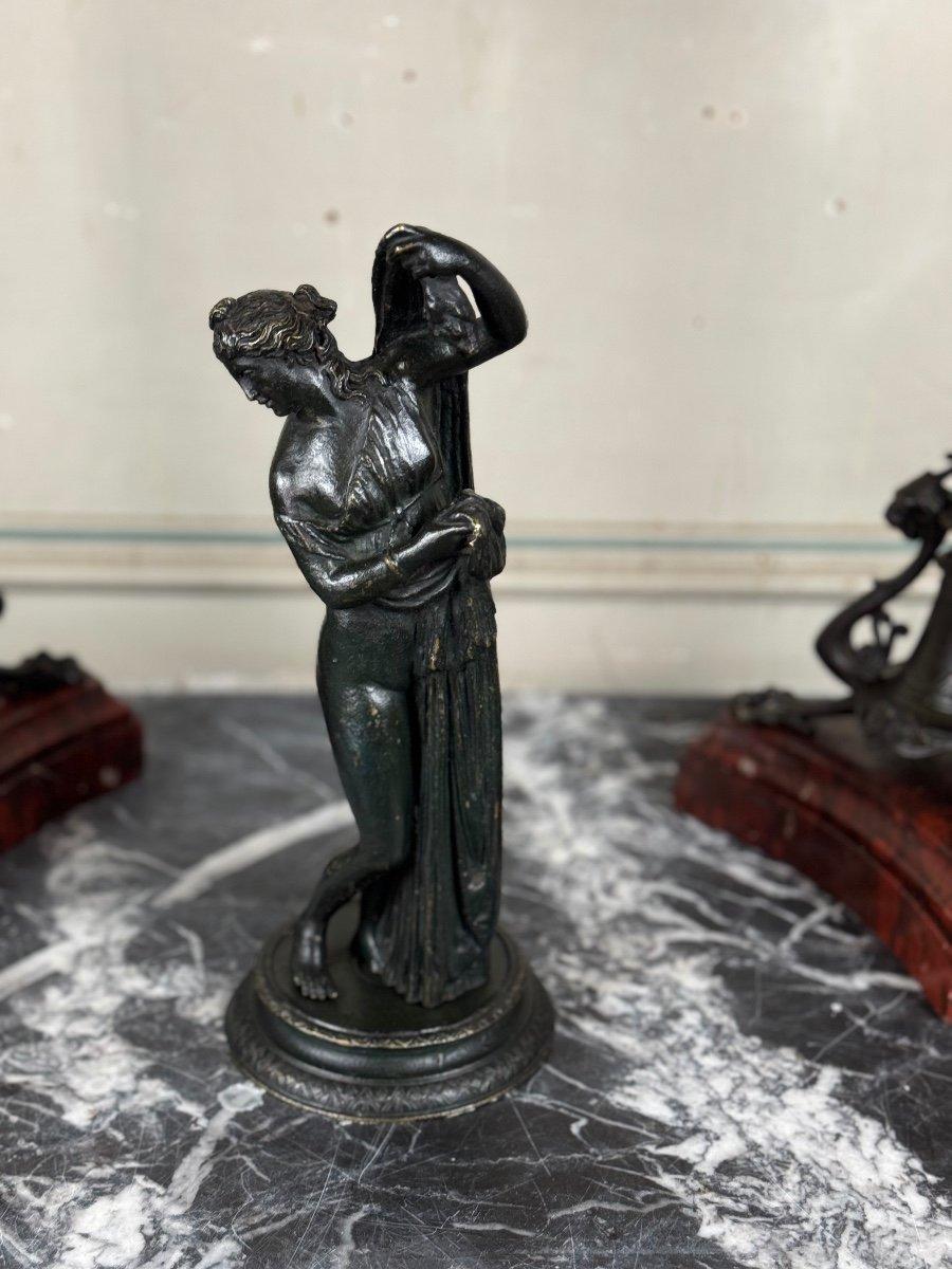 Venere Callipigia, scultura in bronzo con patina nera, Grand Tour, XIX secolo in vendita 4