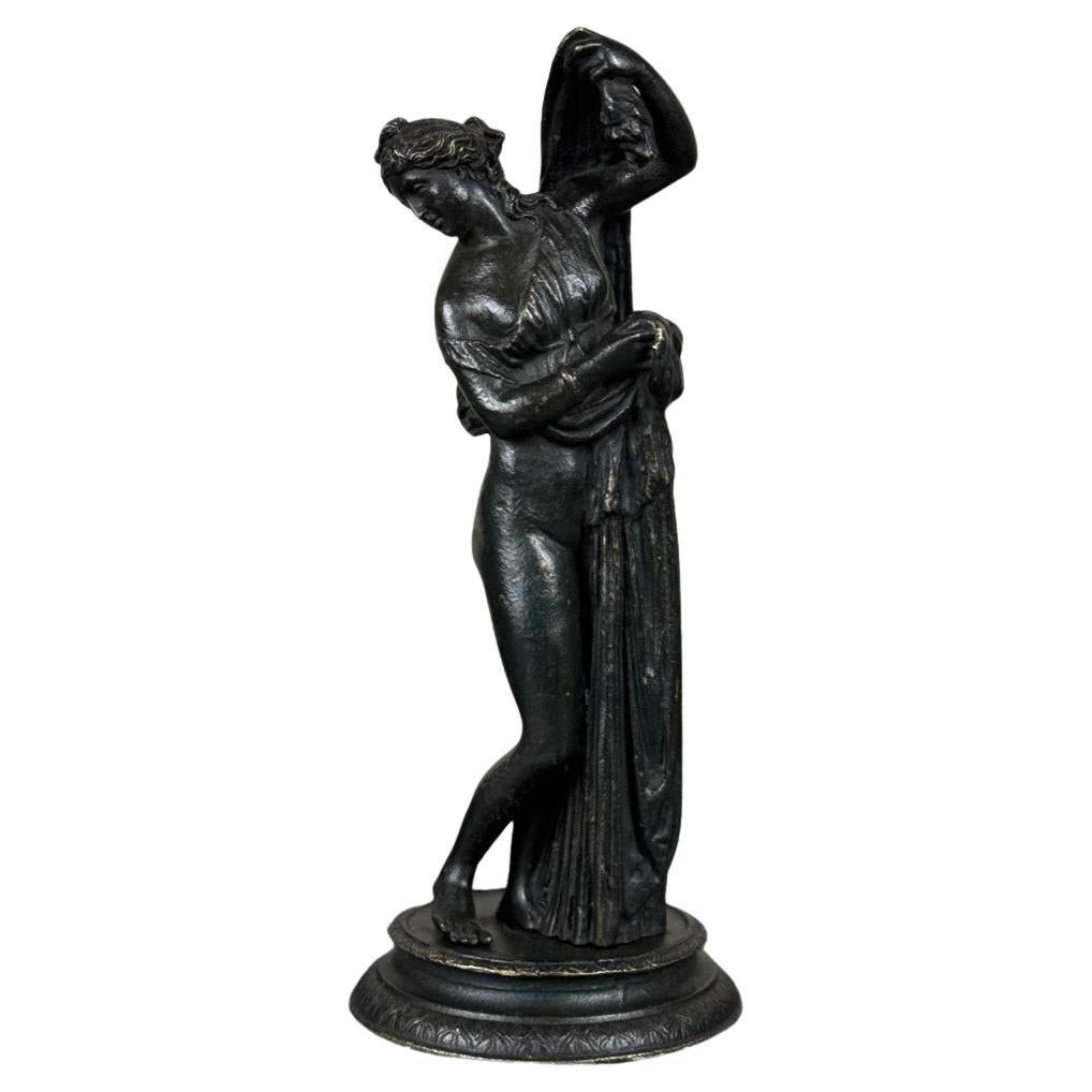 Venere Callipigia, scultura in bronzo con patina nera, Grand Tour, XIX secolo