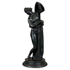 Venus Callipyge, schwarze Patina-Bronzeskulptur, Grand Tour, 19. Jahrhundert