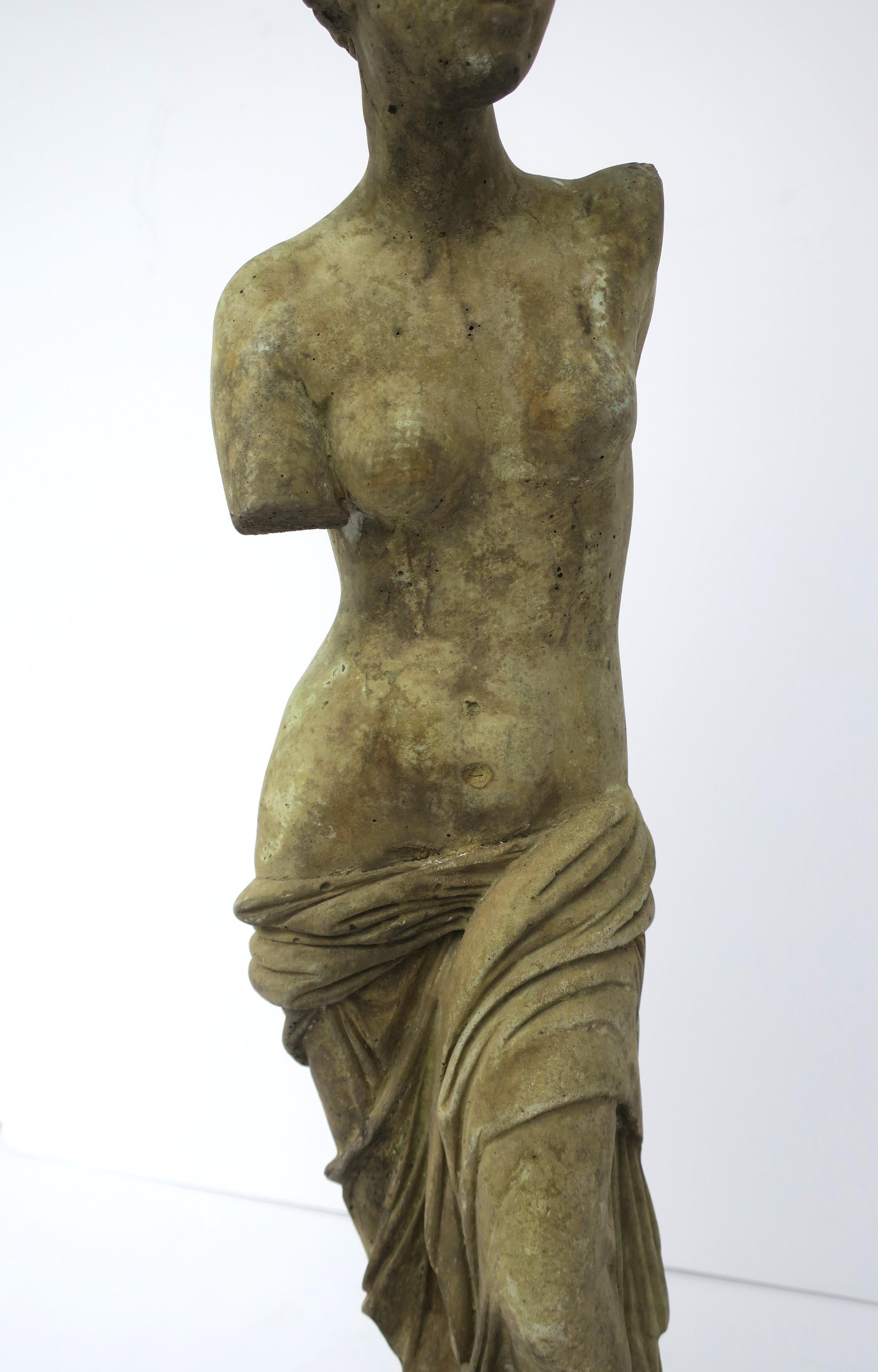 Venus de Milo, weibliche Statue-Skulptur Indoors und Garten im Angebot 7