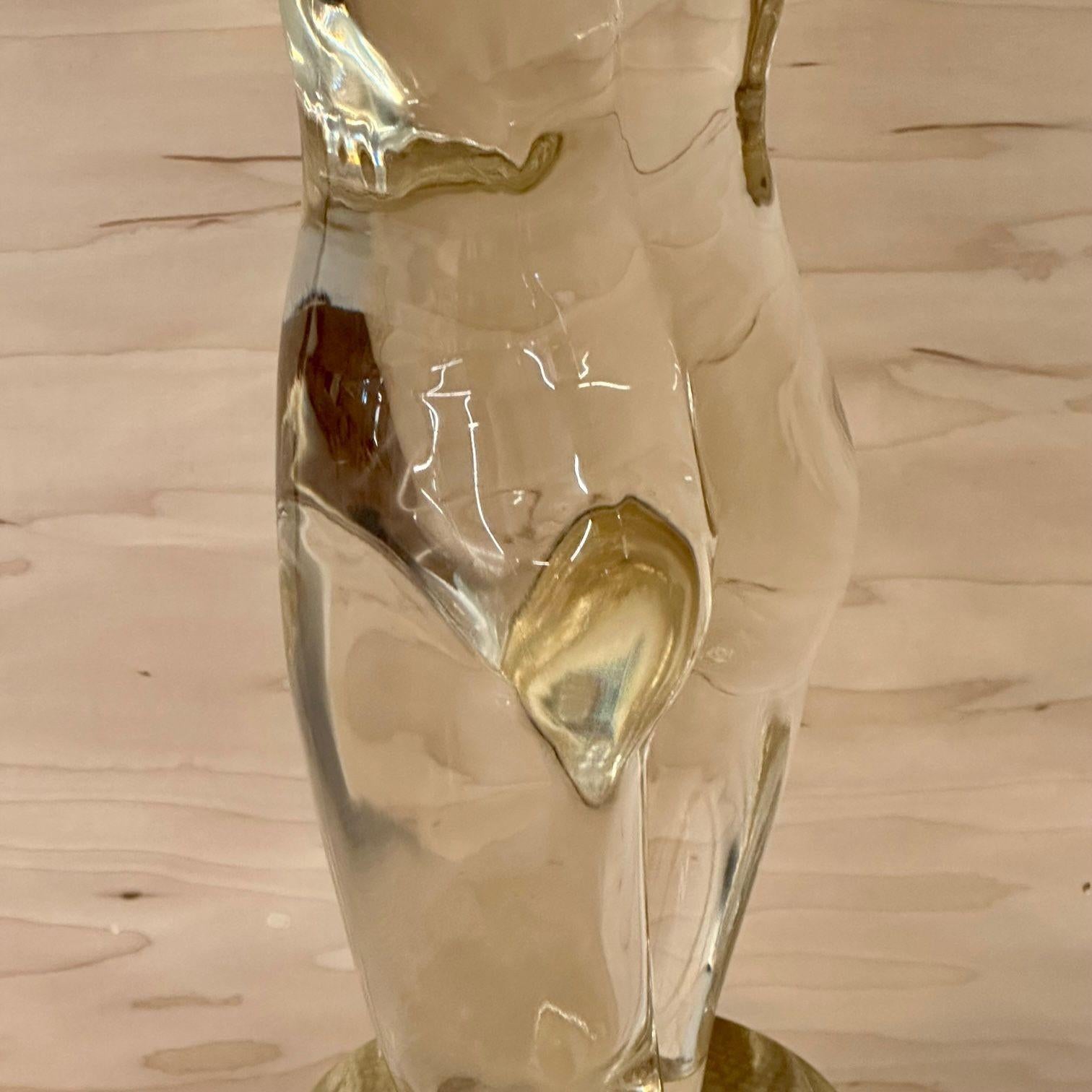 'Venus De Milo' Nude Murano Glass Sculpture / Statue, Italian Mid-Century Modern For Sale 3