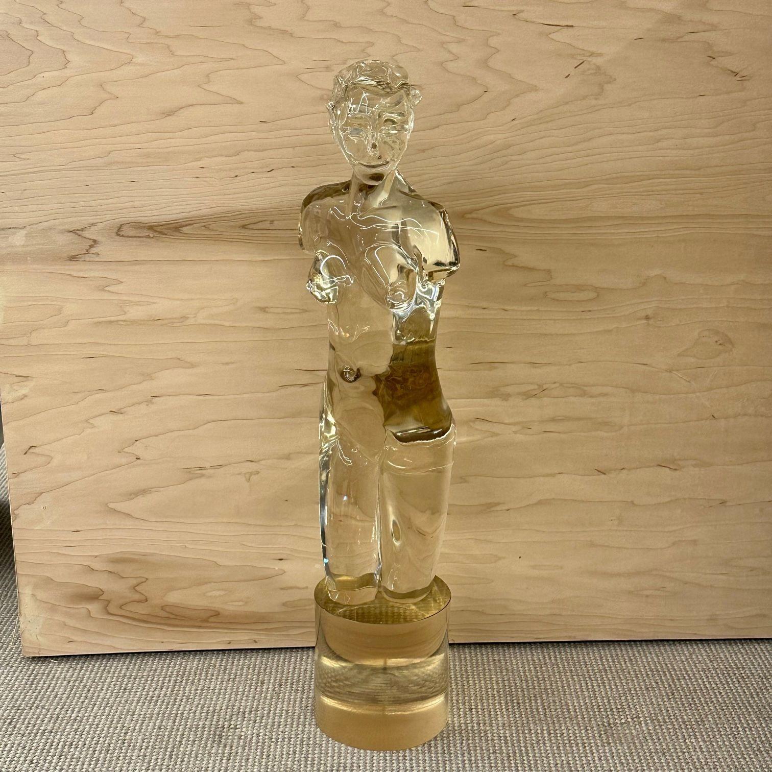 Venus De Milo' Akt-Muranoglas-Skulptur / Statue, Italien, Moderne der Mitte des Jahrhunderts im Angebot 12