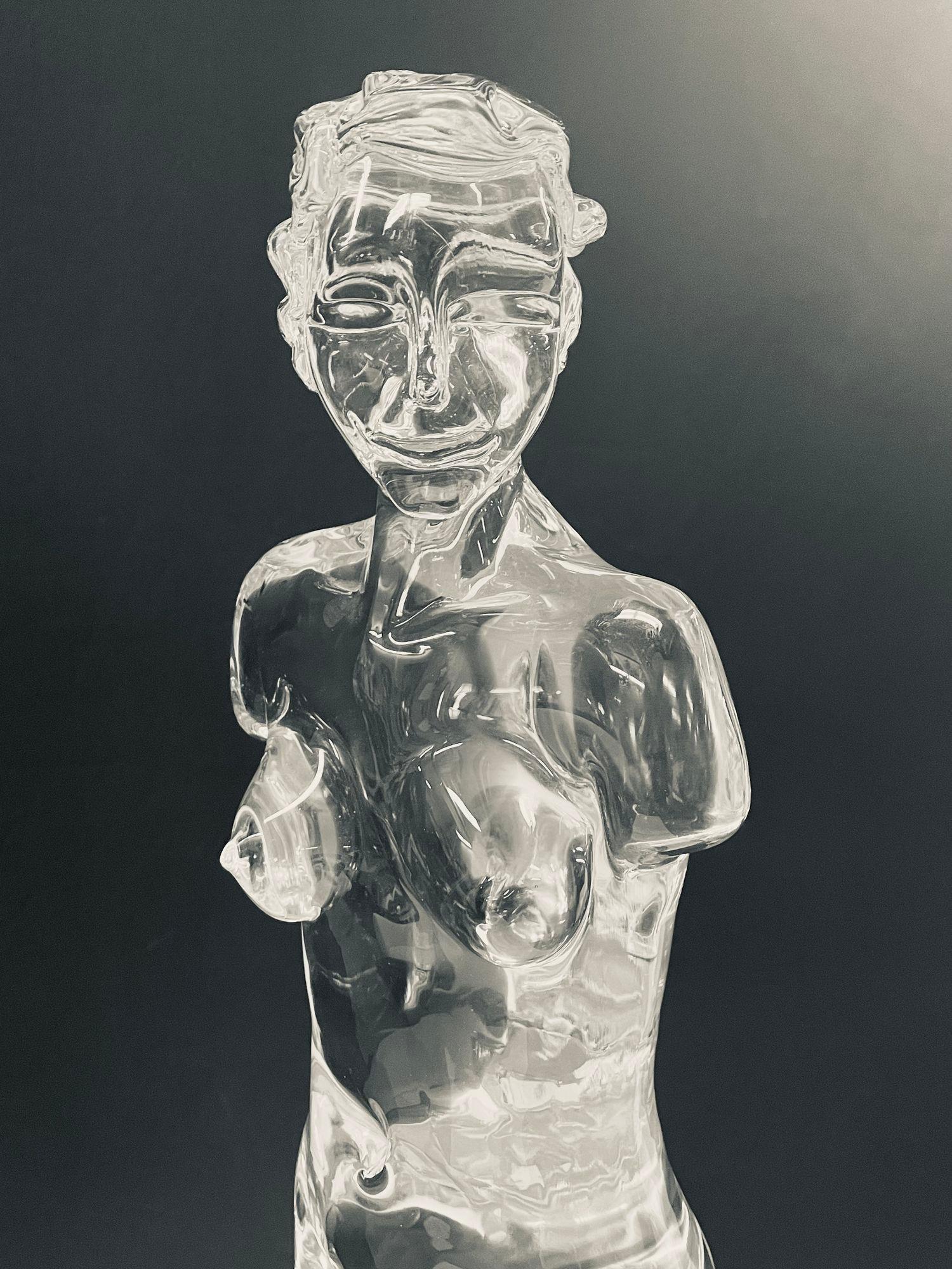 Venus De Milo' Akt-Muranoglas-Skulptur / Statue, Italien, Moderne der Mitte des Jahrhunderts im Angebot 13