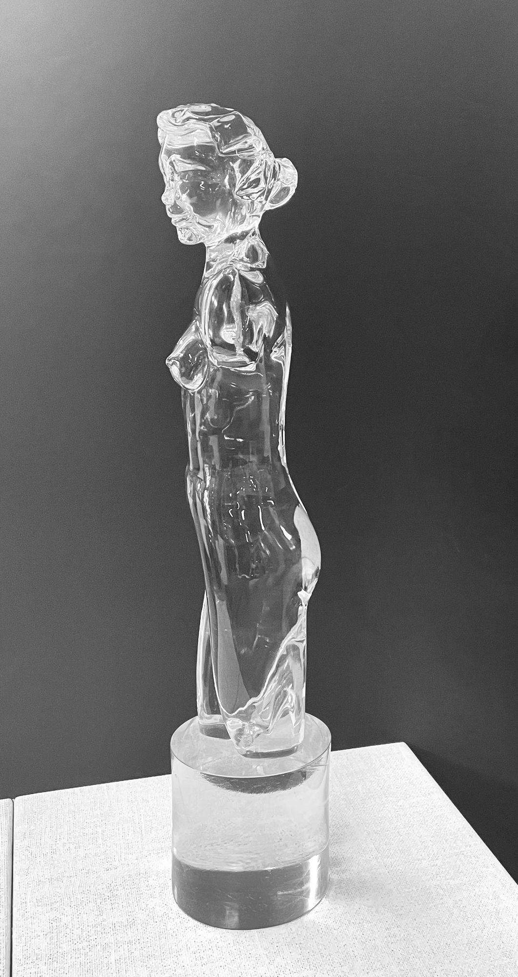 'Venus De Milo' Nude Murano Glass Sculpture / Statue, Italian Mid-Century Modern For Sale 13