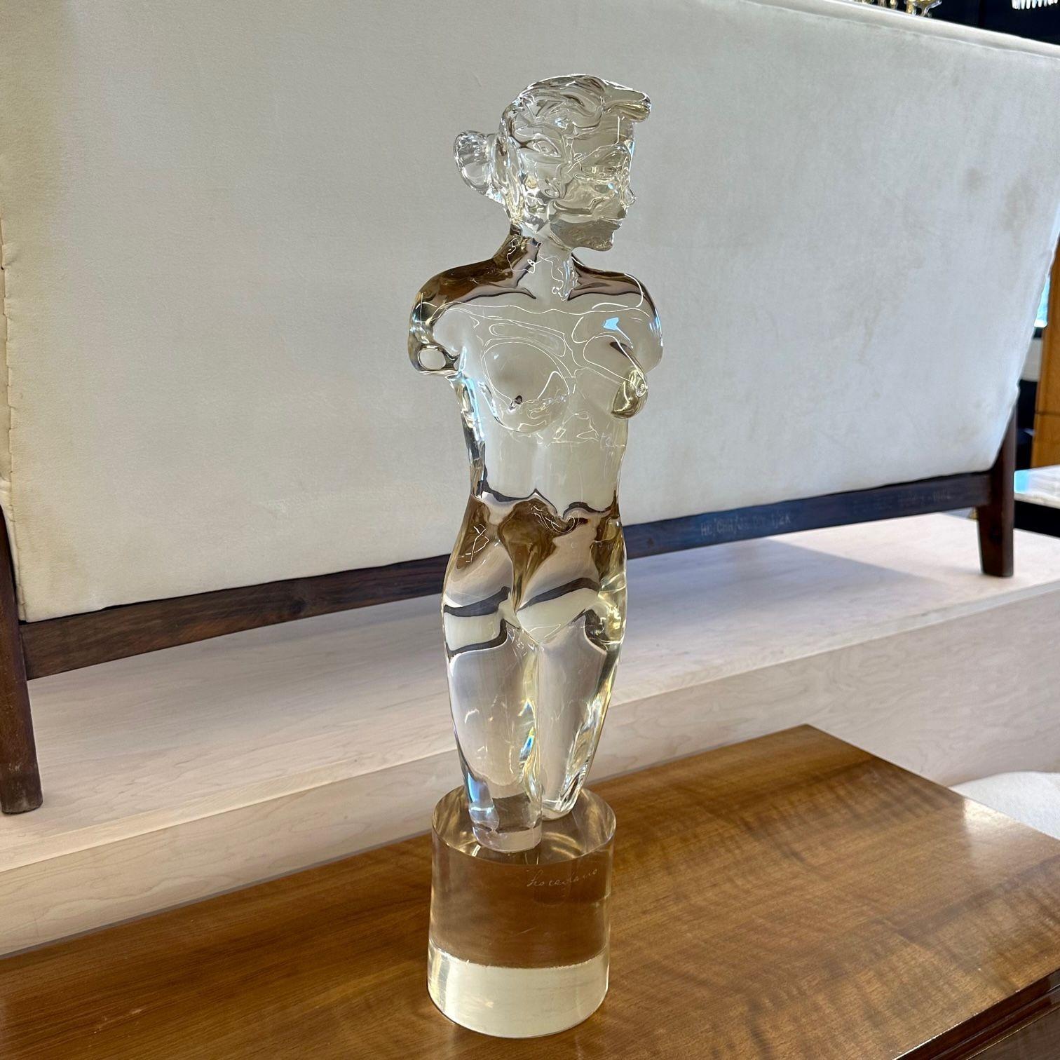 Mid-Century Modern Sculpture / statue en verre de Murano « Vénus de Milo », Italie, mi-siècle moderne en vente