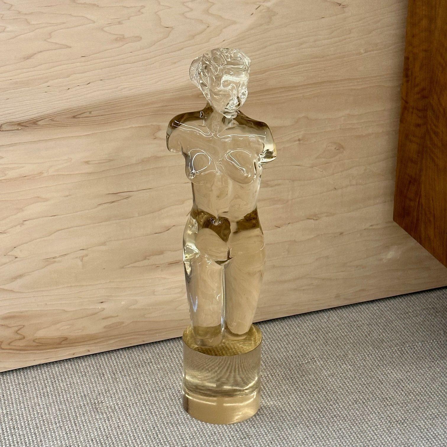 Venus De Milo' Akt-Muranoglas-Skulptur / Statue, Italien, Moderne der Mitte des Jahrhunderts im Angebot 2