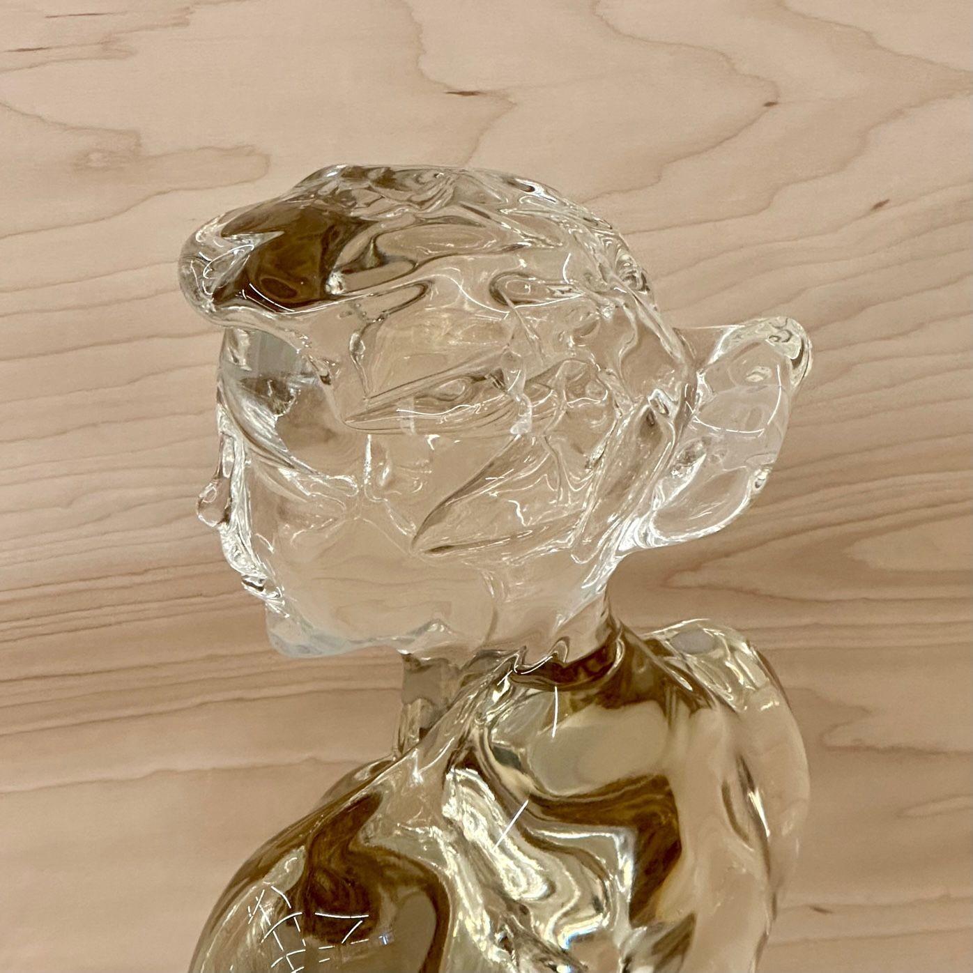 'Venus De Milo' Nude Murano Glass Sculpture / Statue, Italian Mid-Century Modern For Sale 2