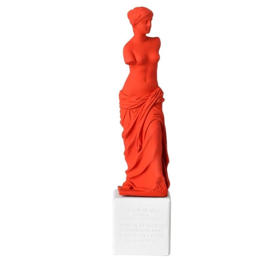 In Stock in Los Angeles, Venus De Milo Statue in Red For Sale