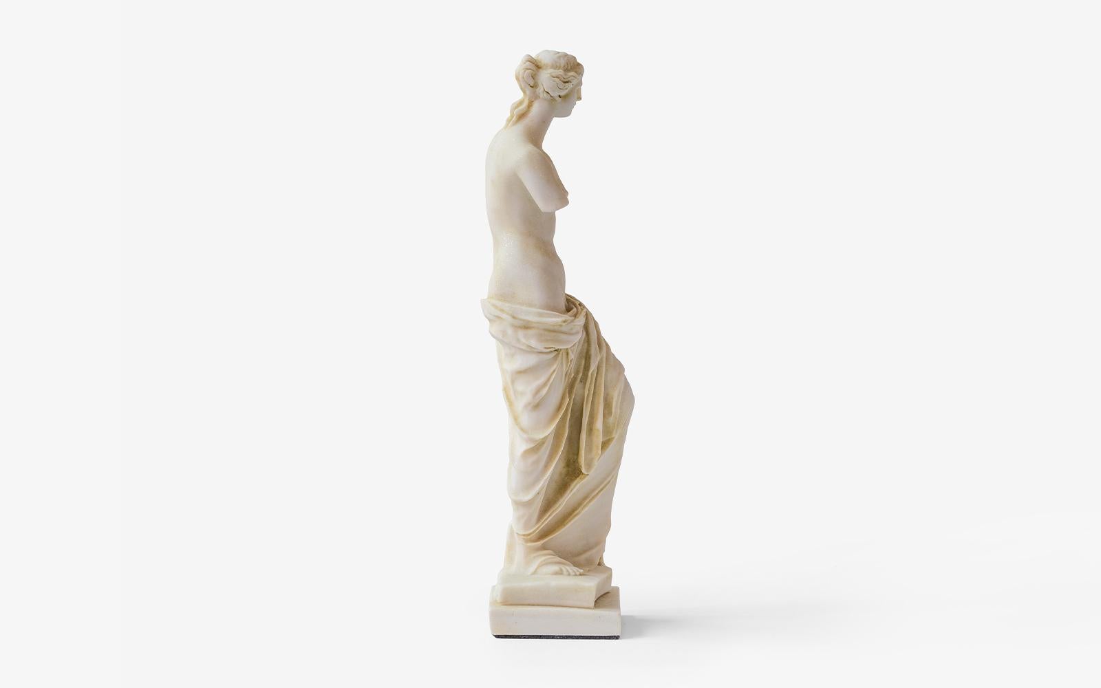 Turkish Venus De Milo Statue Made with Compressed Marble Powder 'Louvre Museum' For Sale