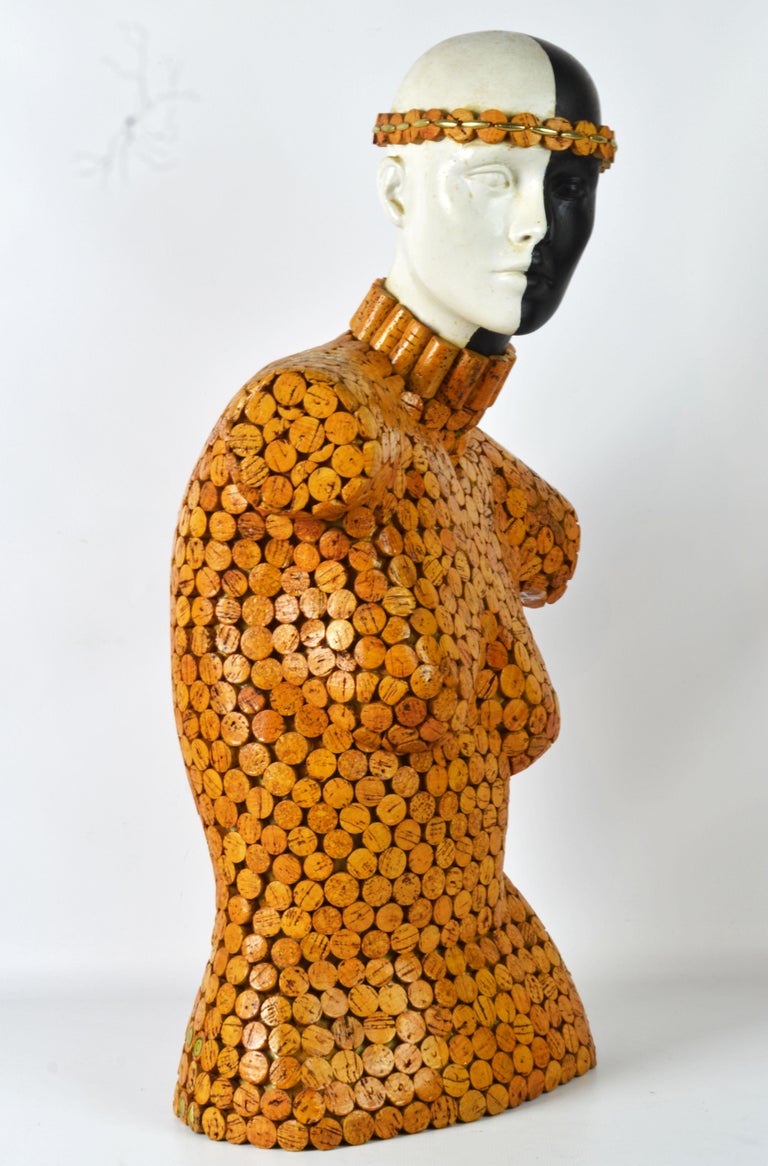 Cork 'Venus de Vino' Sculpture by Ian M. Ball, Australian/American Miami Artist