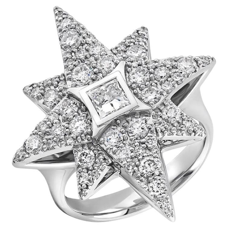 Modern Venus Diamond Signet Ring For Sale